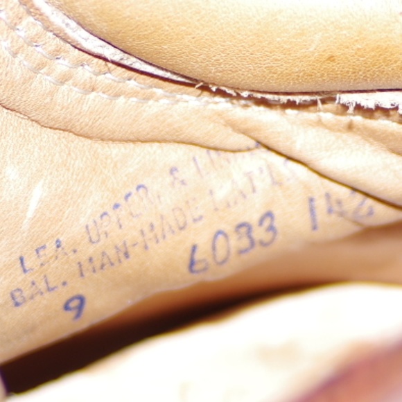 Carolina GOLD Leather Work Boots USA VTG EUC Sz 9 main image 4